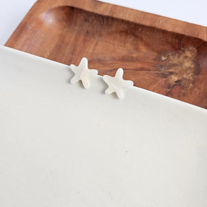 Starfish Studs - Ivory
