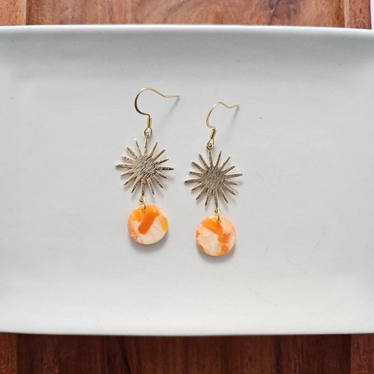 Solana Earrings - Orange