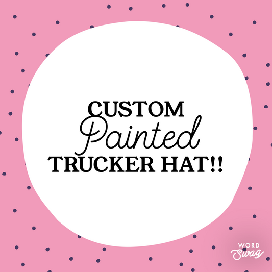 HAND PAINTED HATS